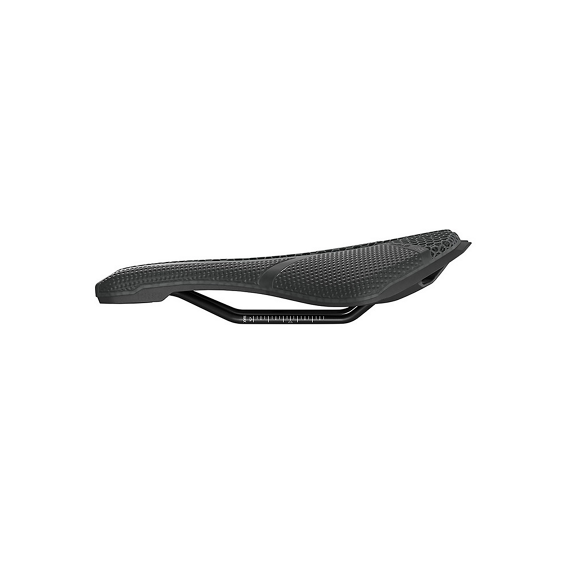 PRO 3D TEAM 142 mm carbon-saddelskinner sort