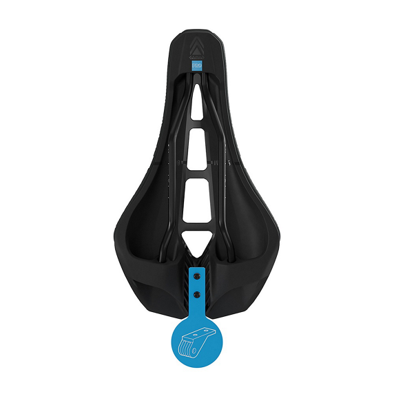 PRO 3D TEAM 142 mm carbon-saddelskinner sort