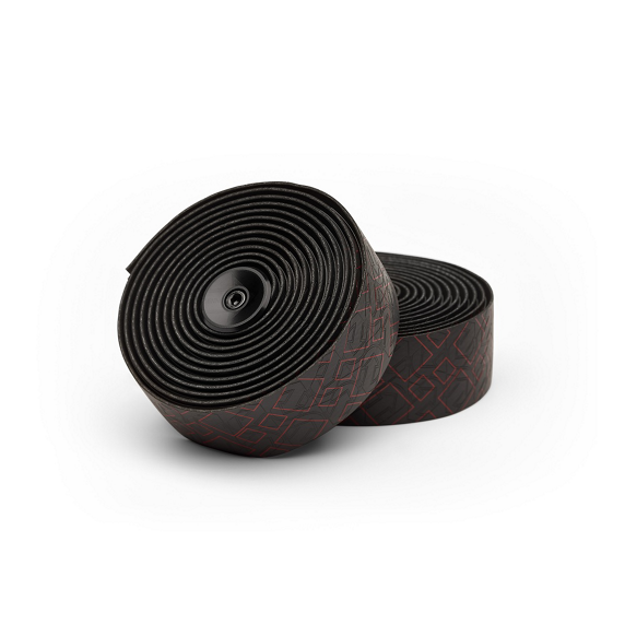 PRO PEAKED TEAM Handlebar Ribbon Black/Red
