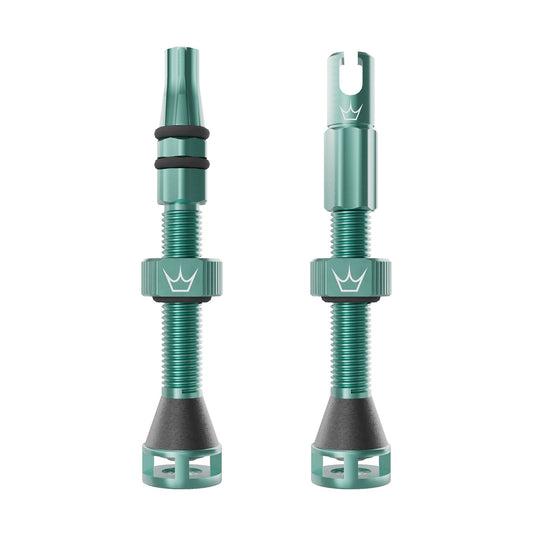 PEATY'S HOLESHOT FAST FLOW 60mm Tubeless Valves (x2) Green