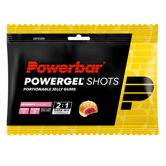 POWERBAR POWERGEL Shots-bolsjer (60 g) Hindbær