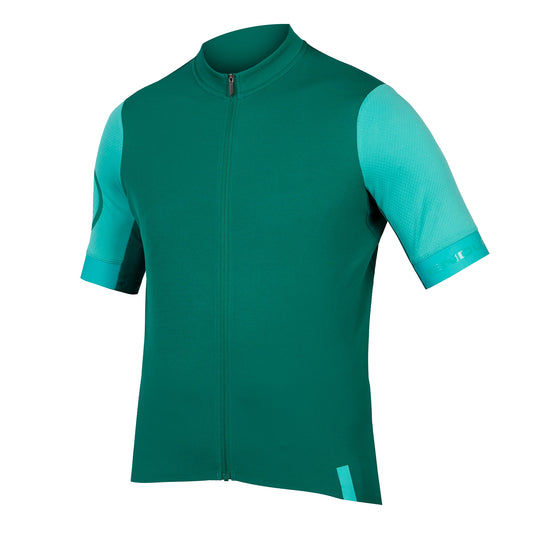 ENDURA FS260 Kortærmet Jersey Grøn/Turkis