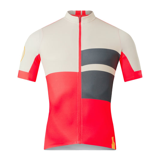 ENDURA FS260 PRINT Kortærmet Jersey Rød