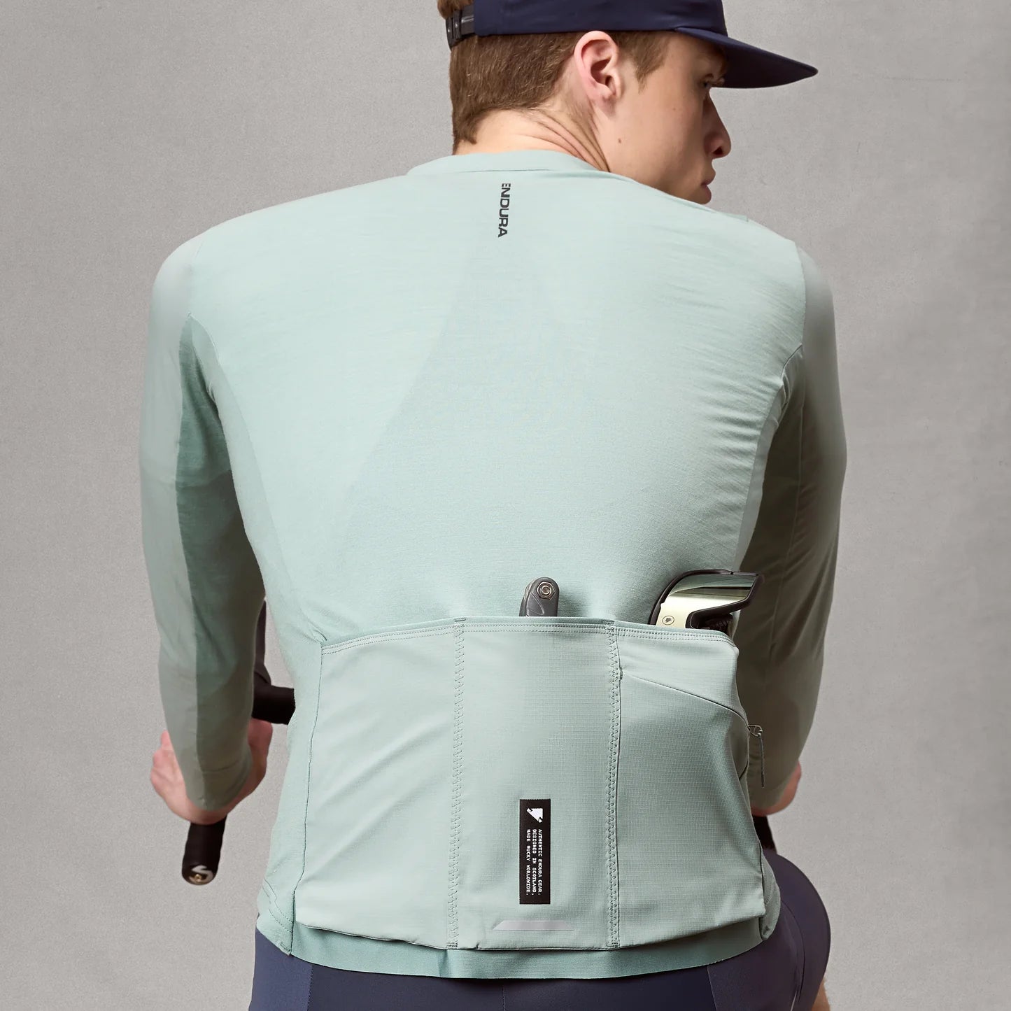 Trøje ENDURA ALLTRACK RIDE Langærmet Sage
