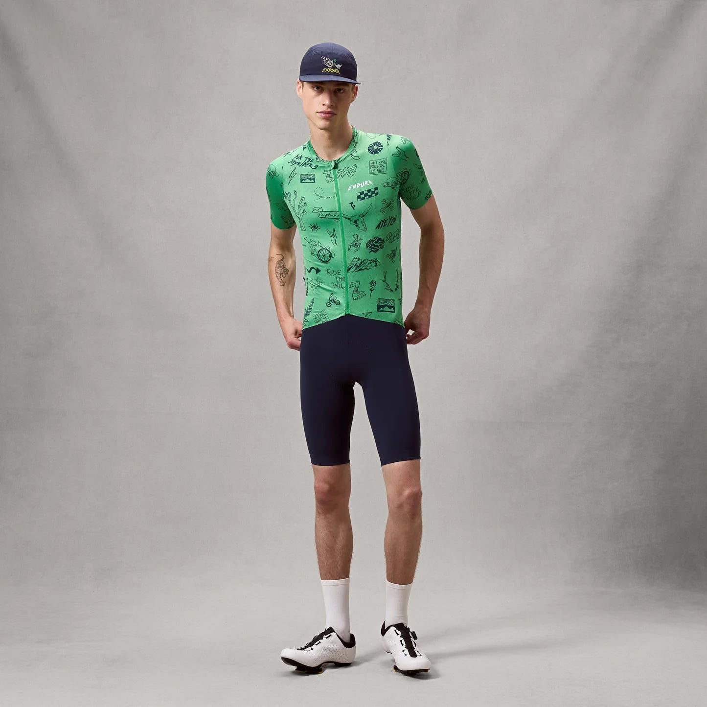 ENDURA PRO SL PRINT Kortærmet Jersey Grøn