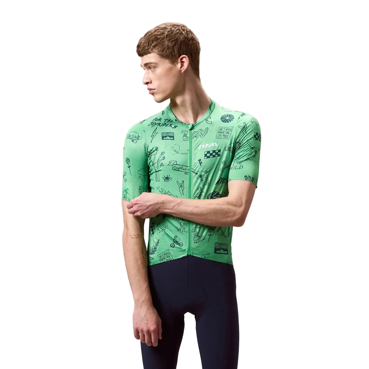 ENDURA PRO SL PRINT Kortærmet Jersey Grøn