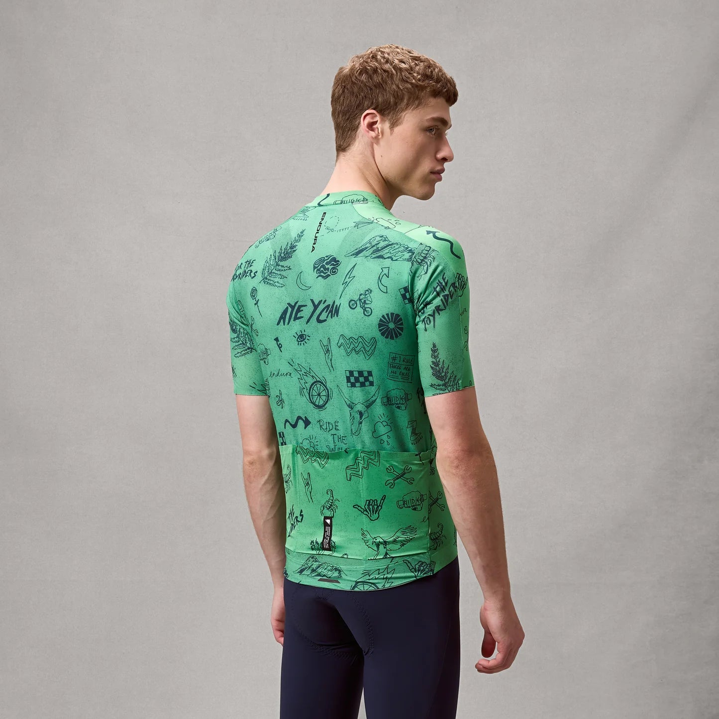 ENDURA PRO SL PRINT Kortærmet Jersey Grøn