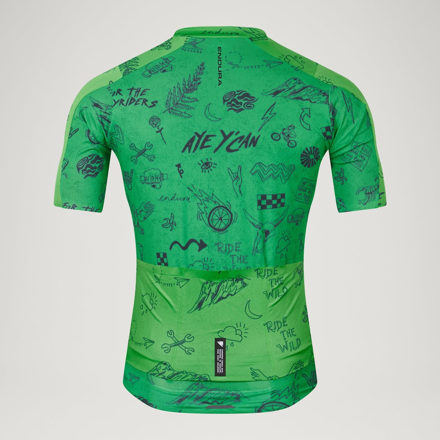 ENDURA PRO SL PRINT Kortærmet Jersey Grøn