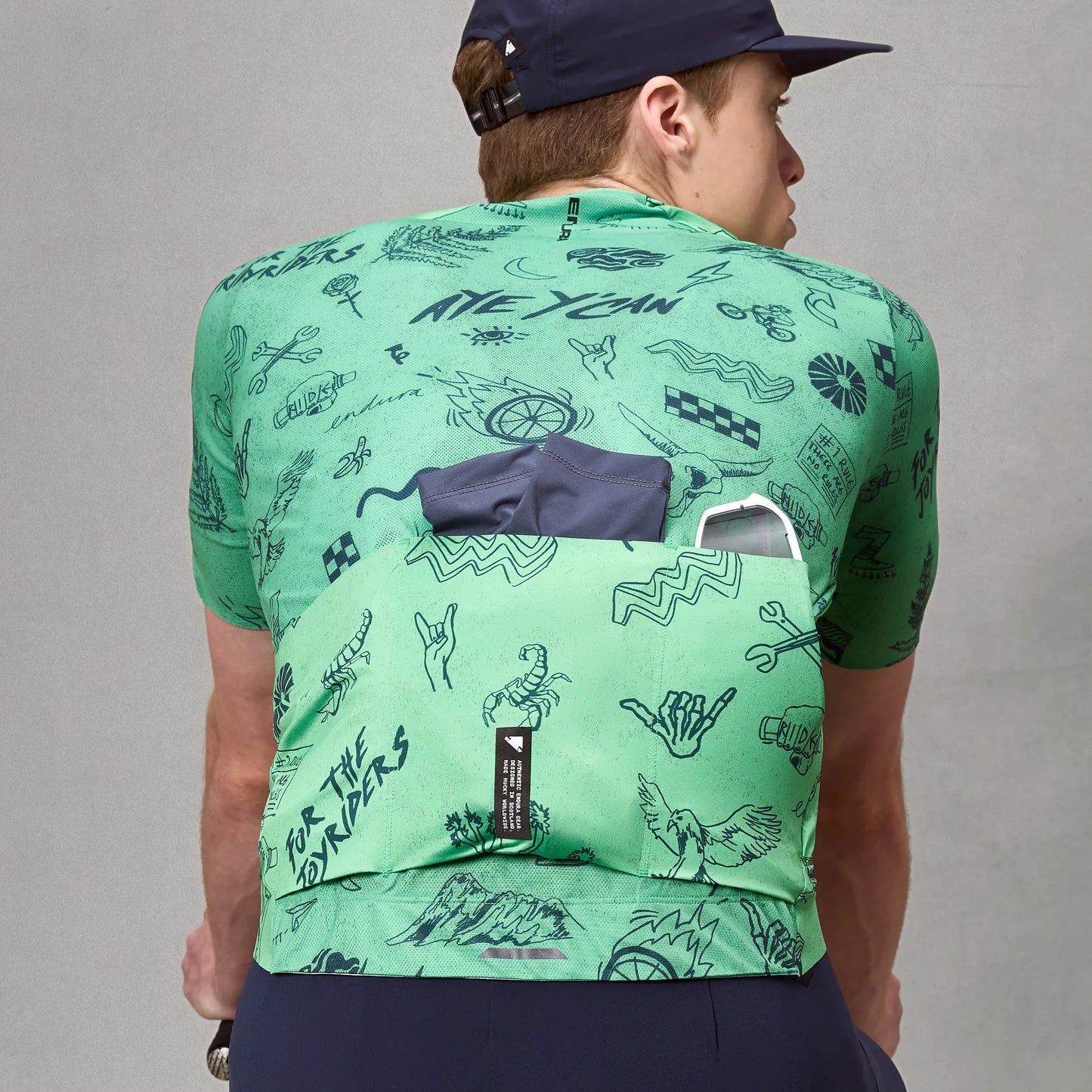 ENDURA PRO SL PRINT Kortærmet Jersey Grøn