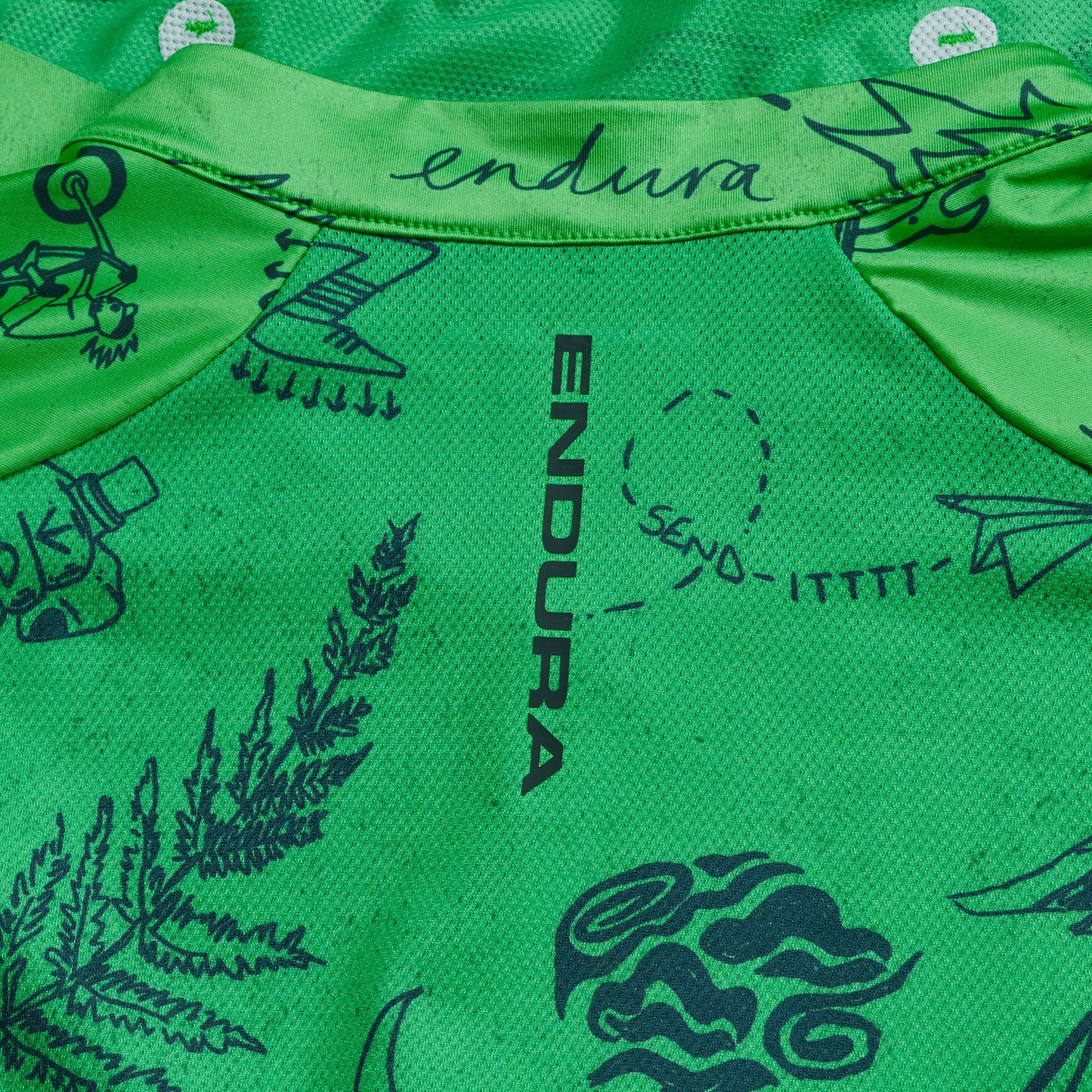 ENDURA PRO SL PRINT Kortærmet Jersey Grøn