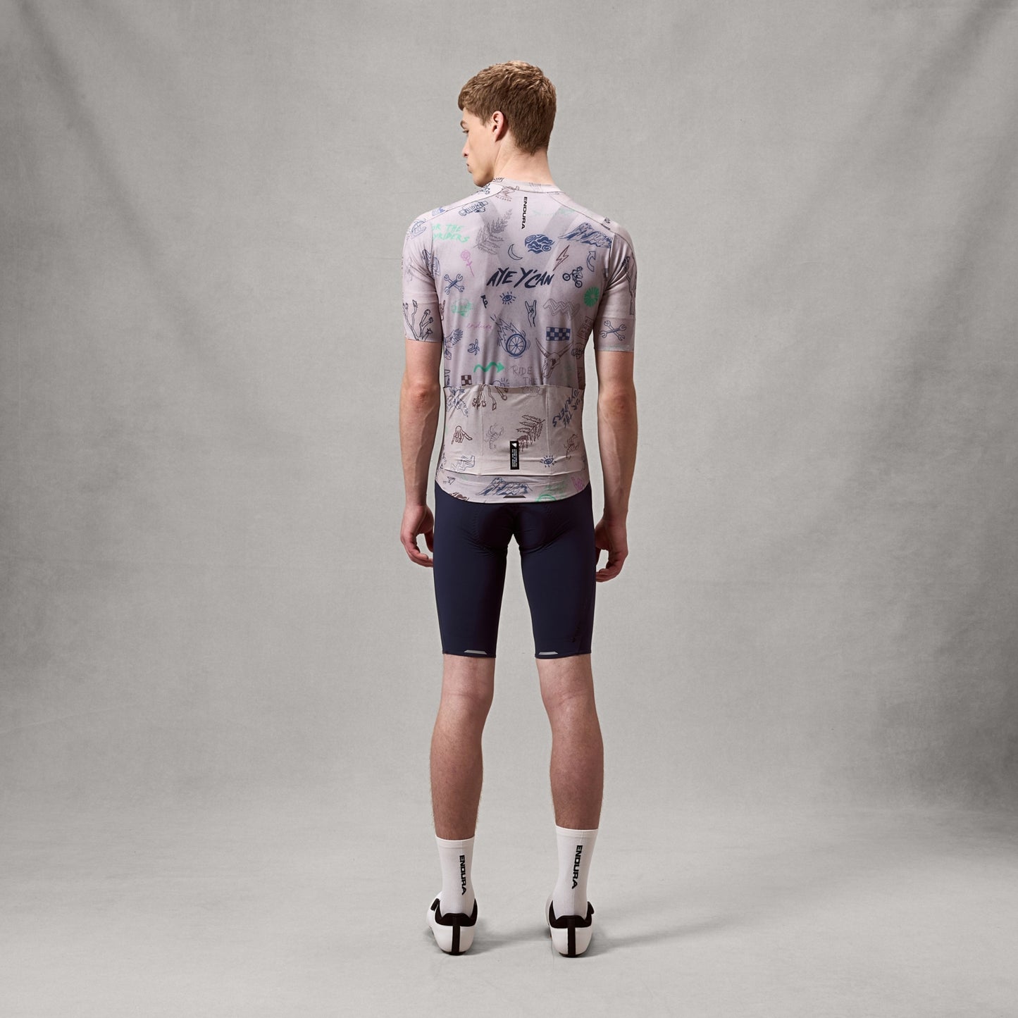 ENDURA PRO SL PRINT kortærmet titanium-trøje