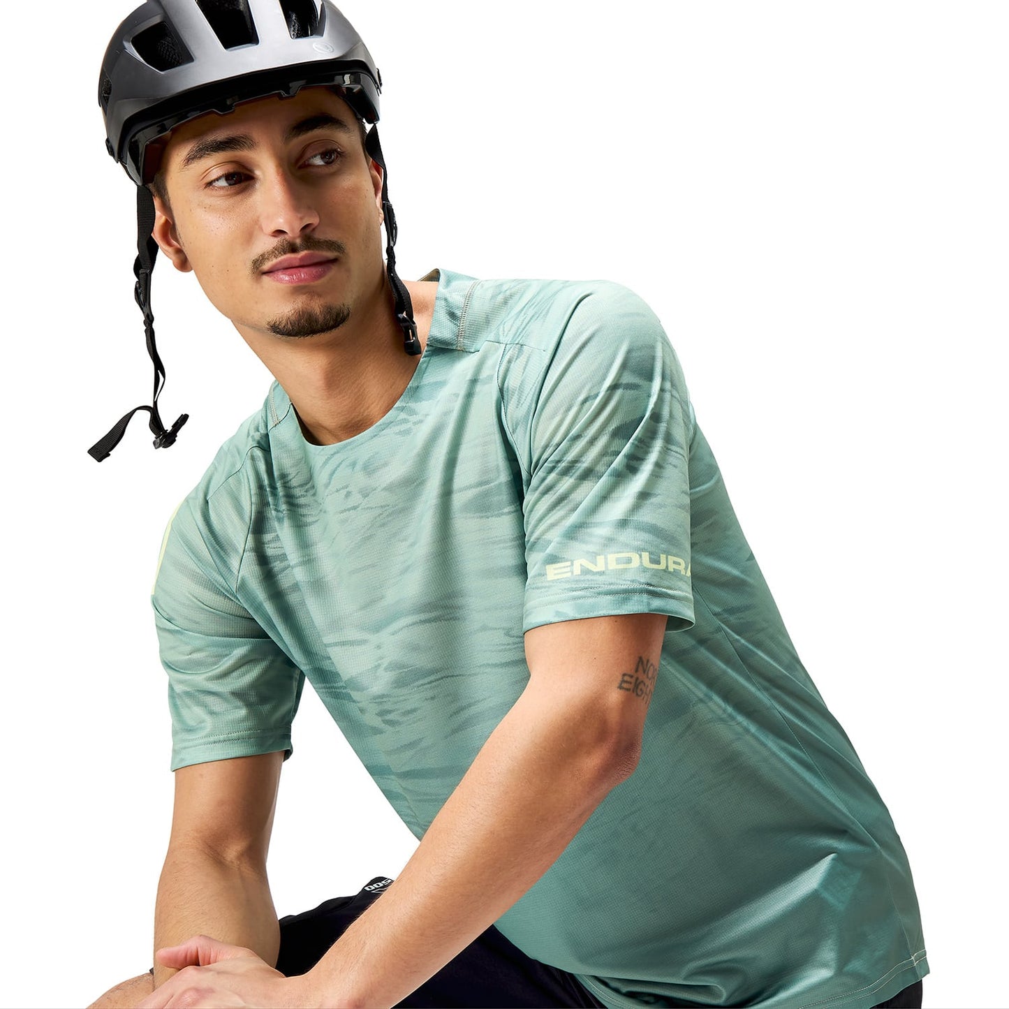 ENDURA MARBLE LTD PRINTED Kortærmet Jersey Grøn 2025