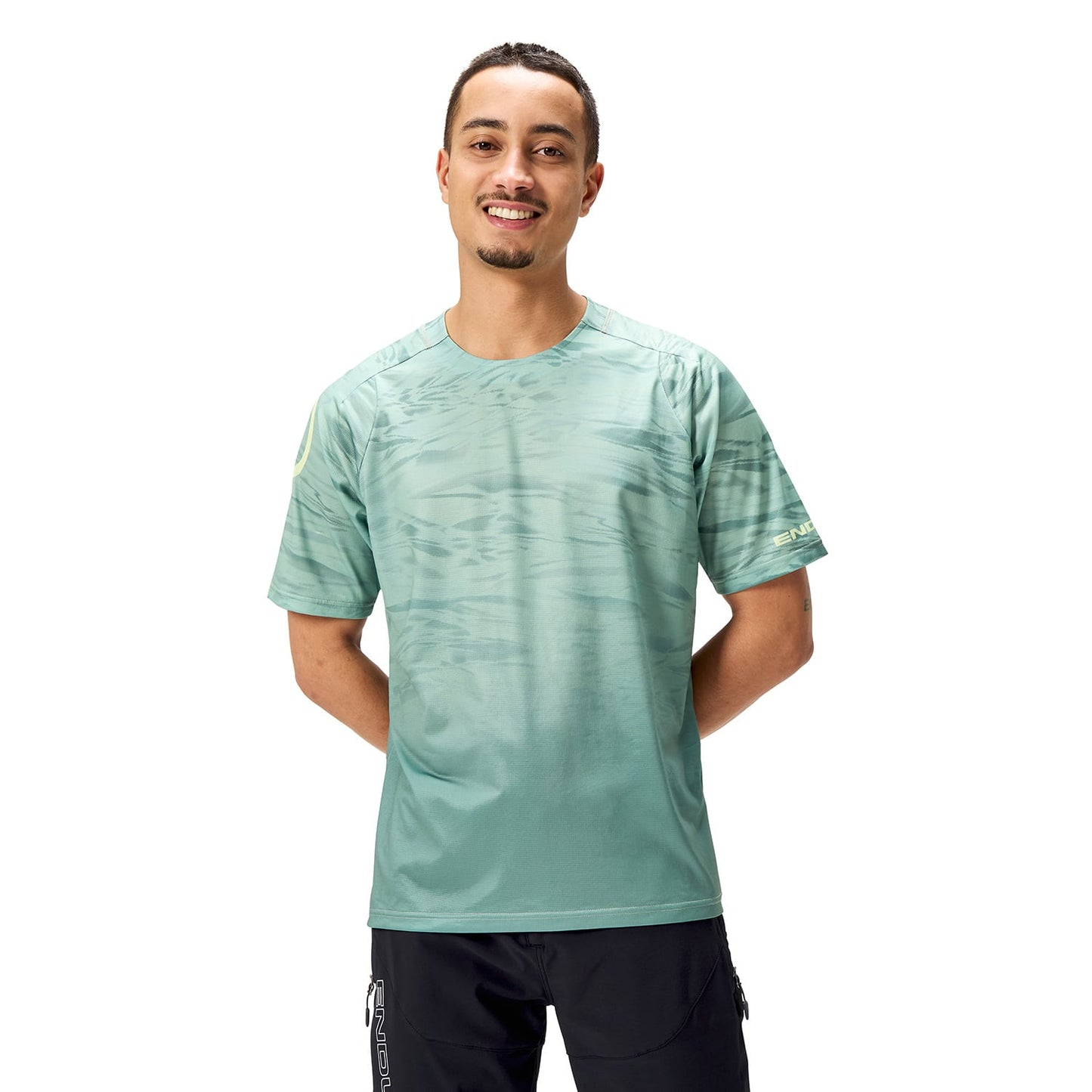 ENDURA MARBLE LTD PRINTED Kortærmet Jersey Grøn 2025