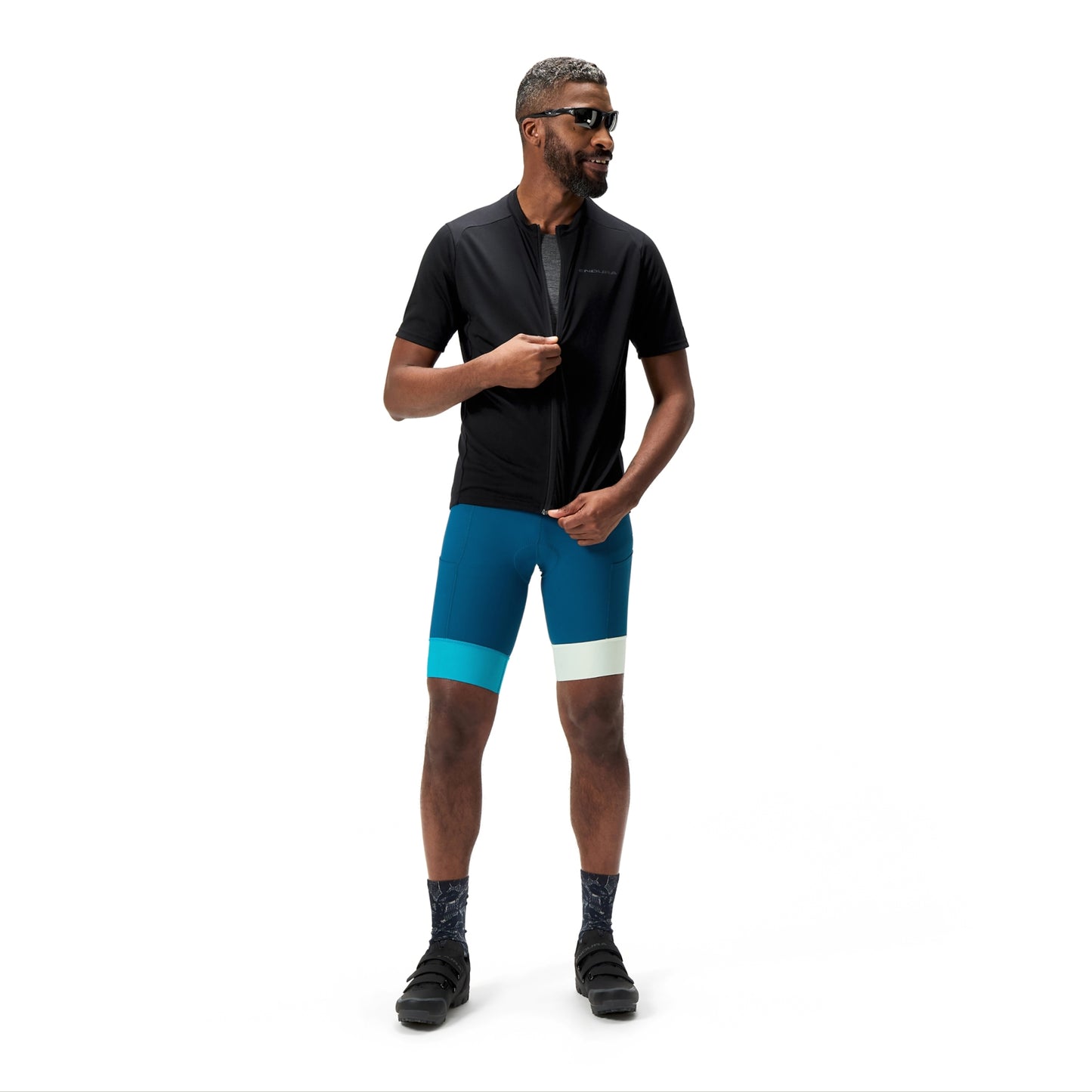 ENDURA LOOP ZIPPED Kortærmet Jersey Sort