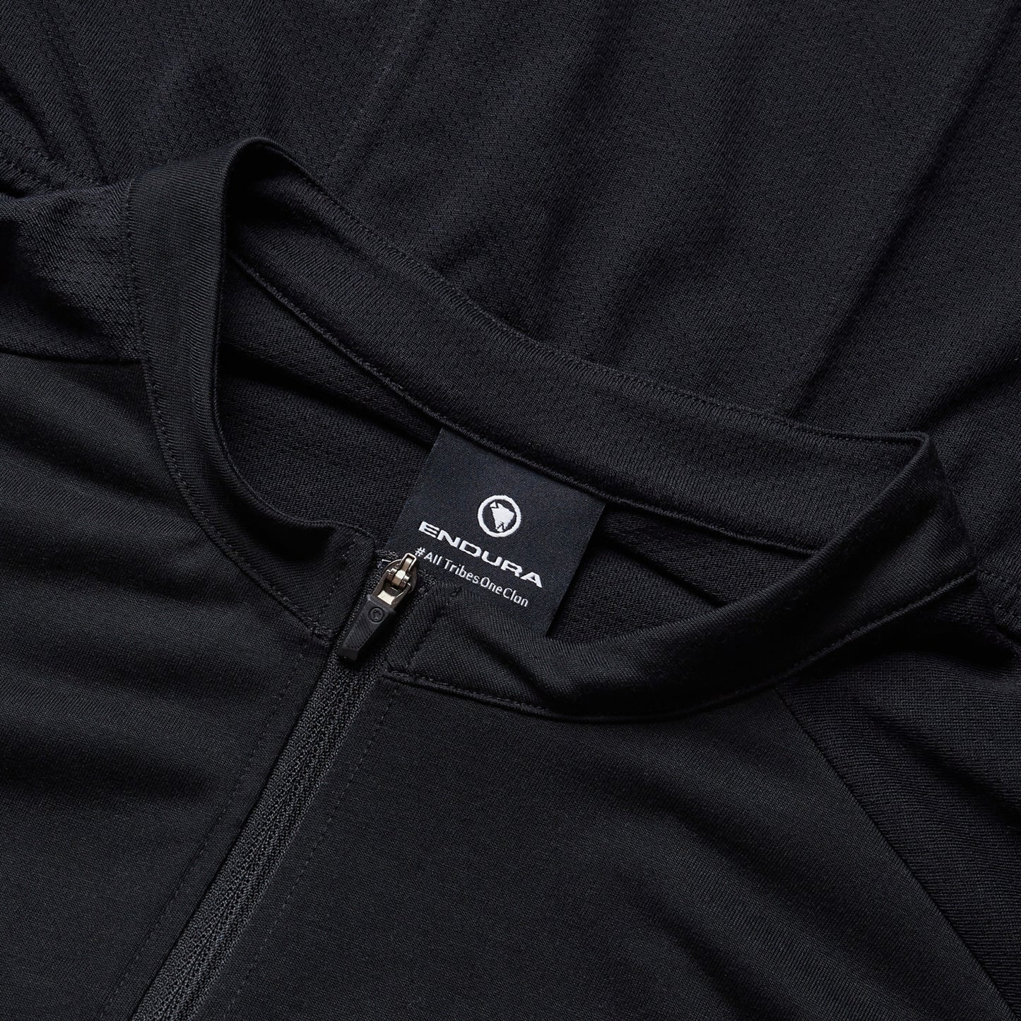 ENDURA LOOP ZIPPED Kortærmet Jersey Sort