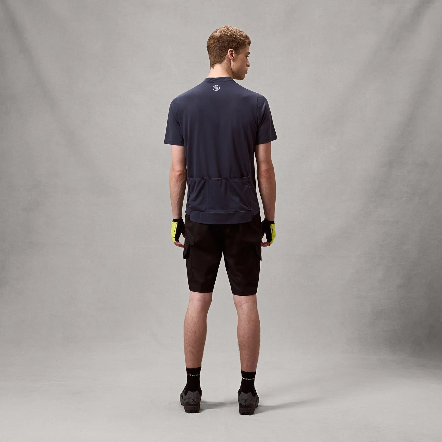 ENDURA LOOP ZIPPED Kortærmet Carbon Jersey Grå