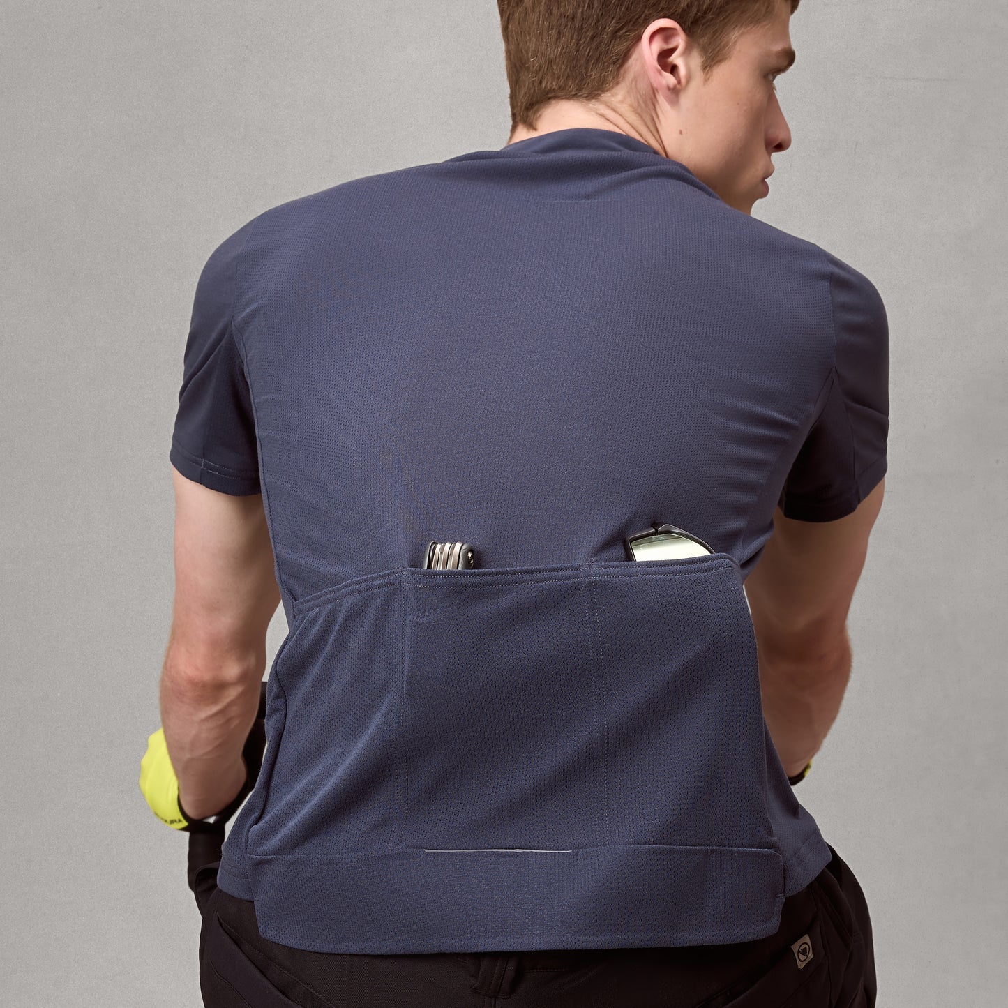 ENDURA LOOP ZIPPED Kortærmet Carbon Jersey Grå