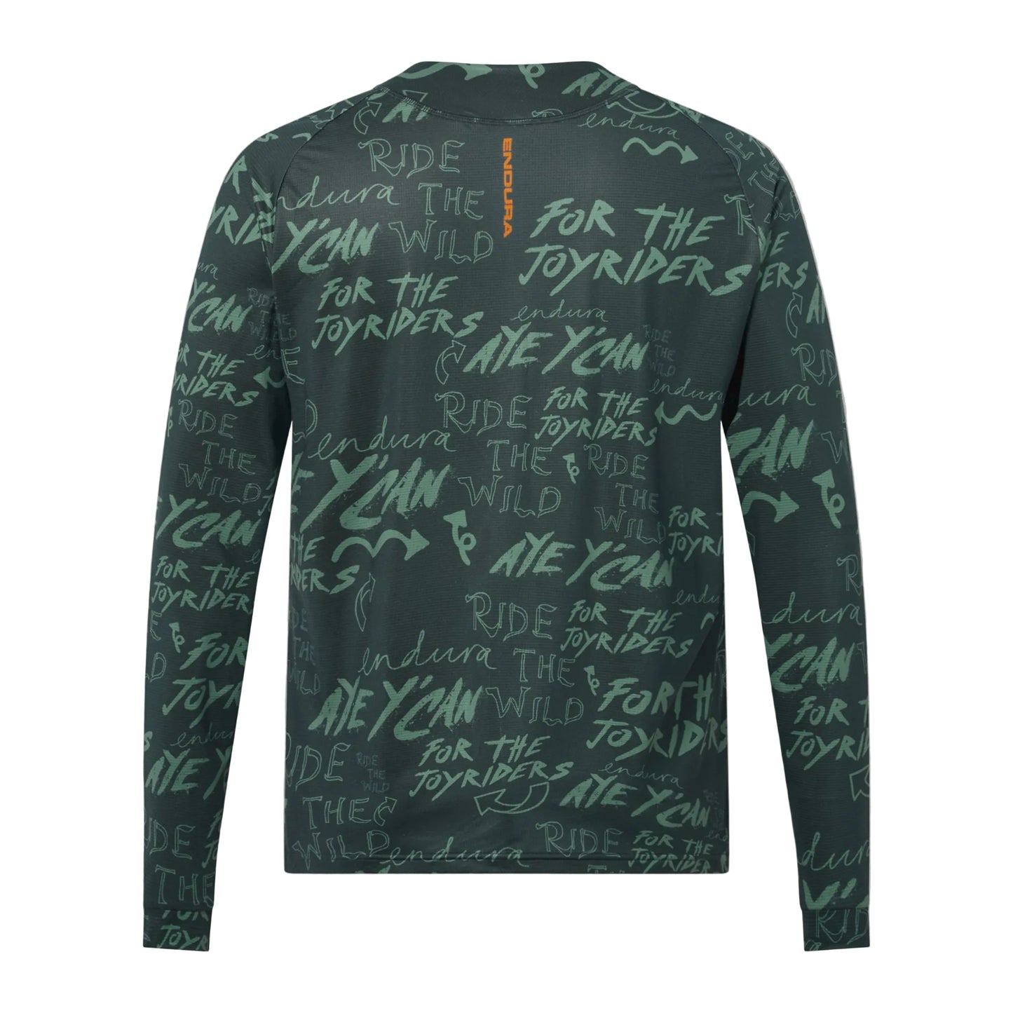 ENDURA SINGLETRACK PRINT Long Sleeve Carbon Grey Headband