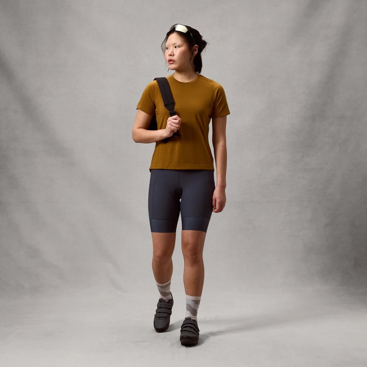 ENDURA LOOP WAIST Carbon Grs Bibshort til kvinder