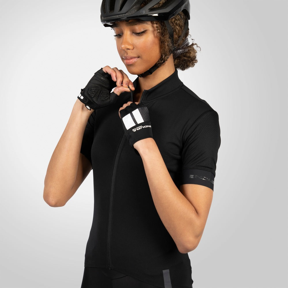 ENDURA FS260 Ladies Short Sleeve Jersey Black 2025