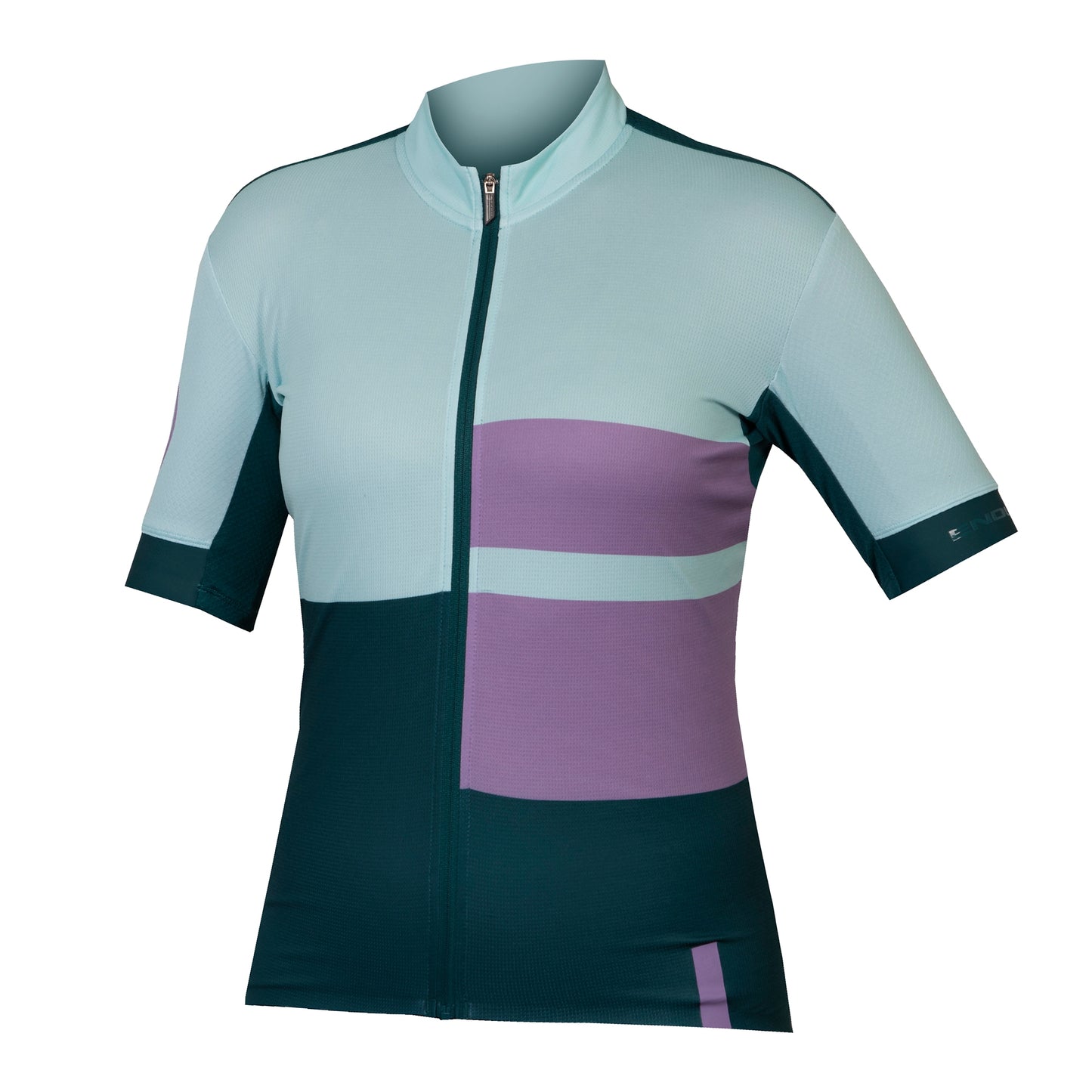 ENDURA FS260 PRINT Ladies Short Sleeve Jersey Blue/Purple