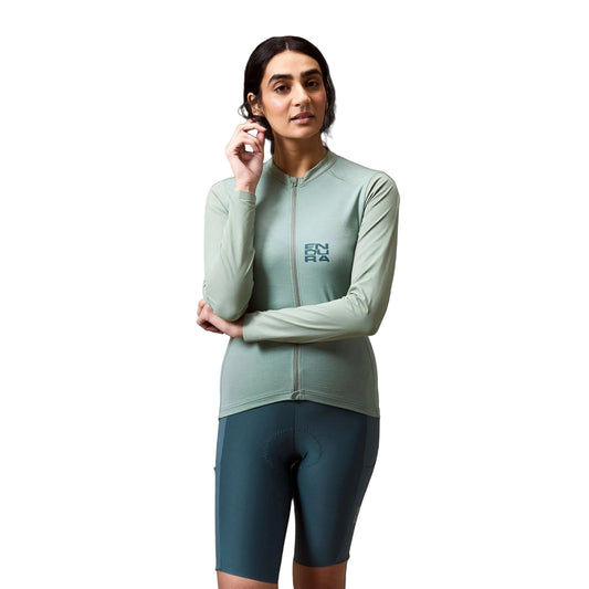 ENDURA ALLTRACK RIDE Dame Langærmet Trøje Sage Green