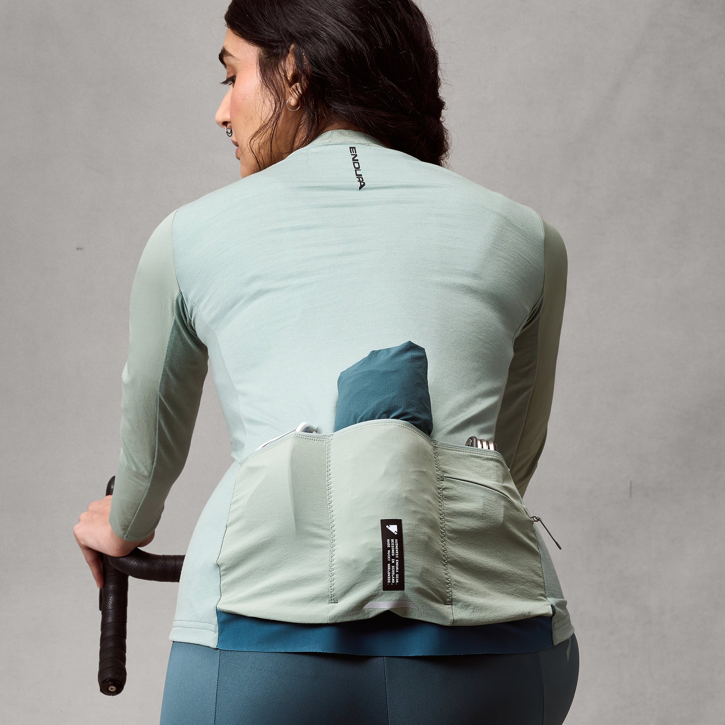ENDURA ALLTRACK RIDE langærmet dametrøje salviegrøn