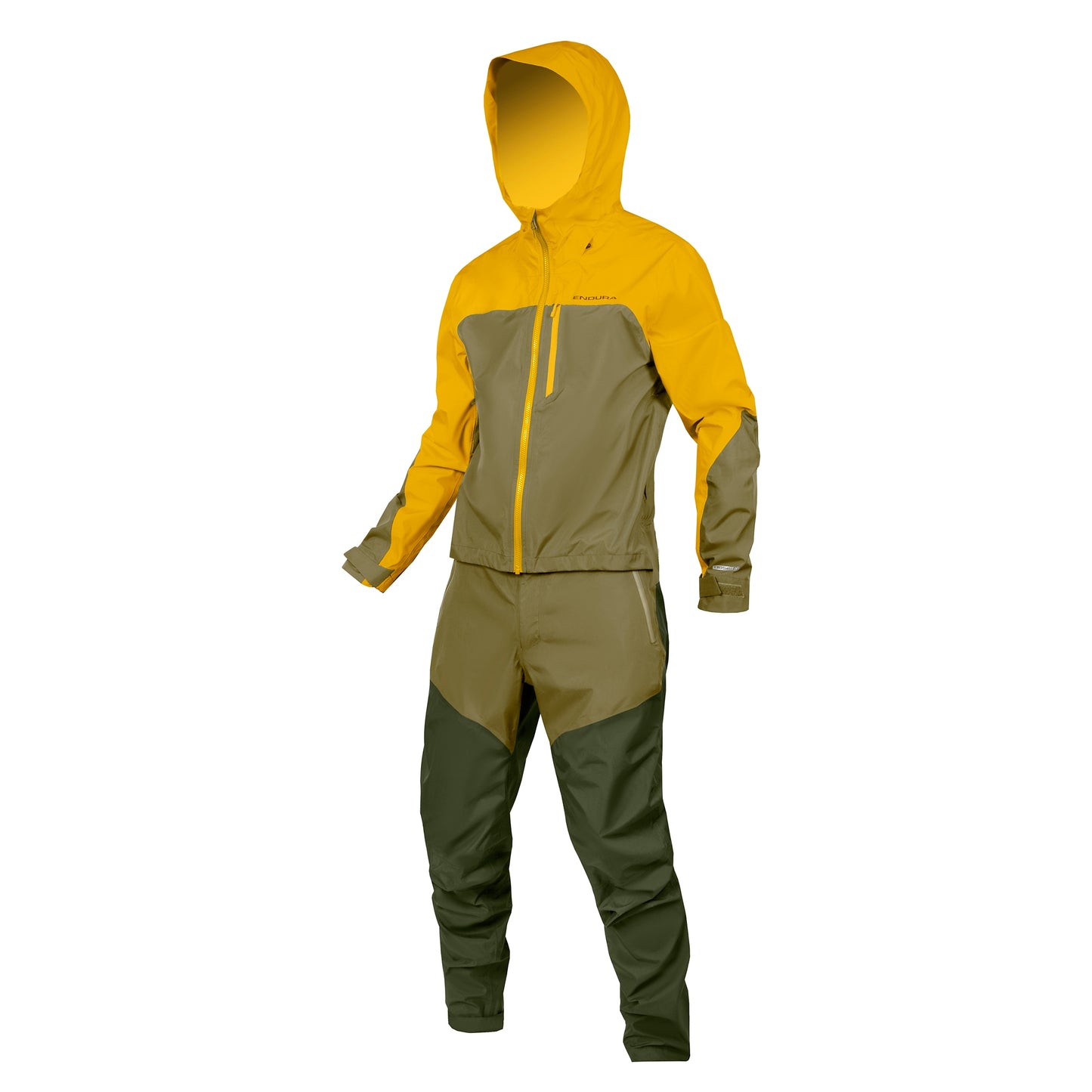 ENDURA SINGLETRACK WATERPROOF-dragt Khaki/Mustard