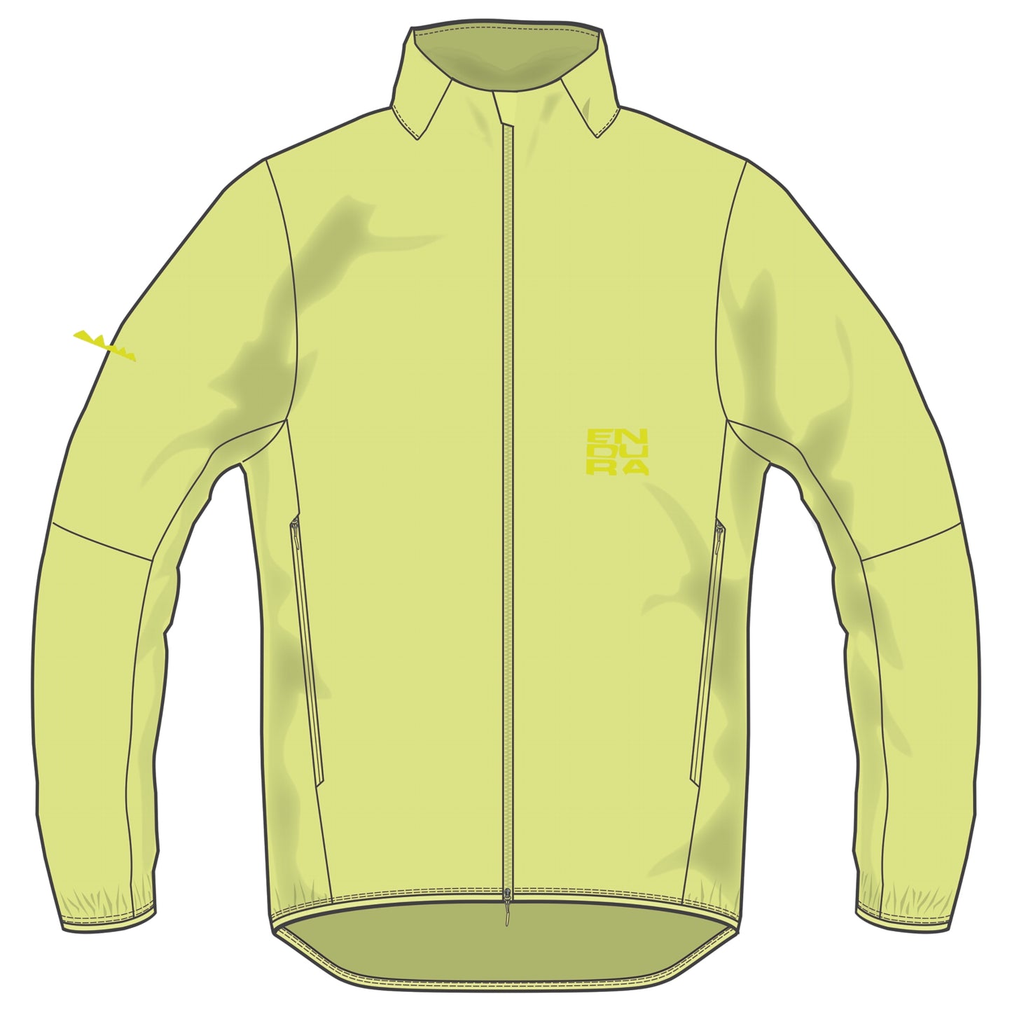 ENDURA ALLTRACK RIDE PACKABLE Jakke Gul 2026