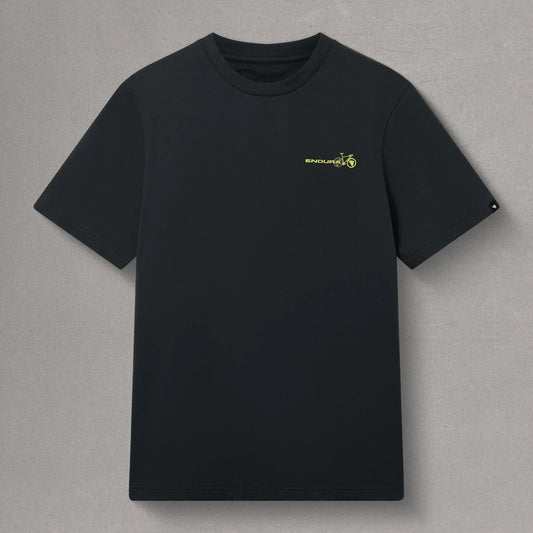 ENDURA PEDAL POWER GRAPHIC Carbon T-shirt grå