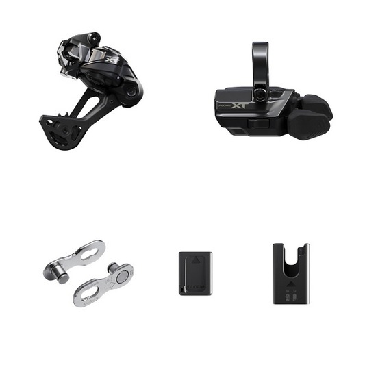 Opgraderingssæt SHIMANO XT Di2 M8250 Wireless SGS Chape Longue montage Collier