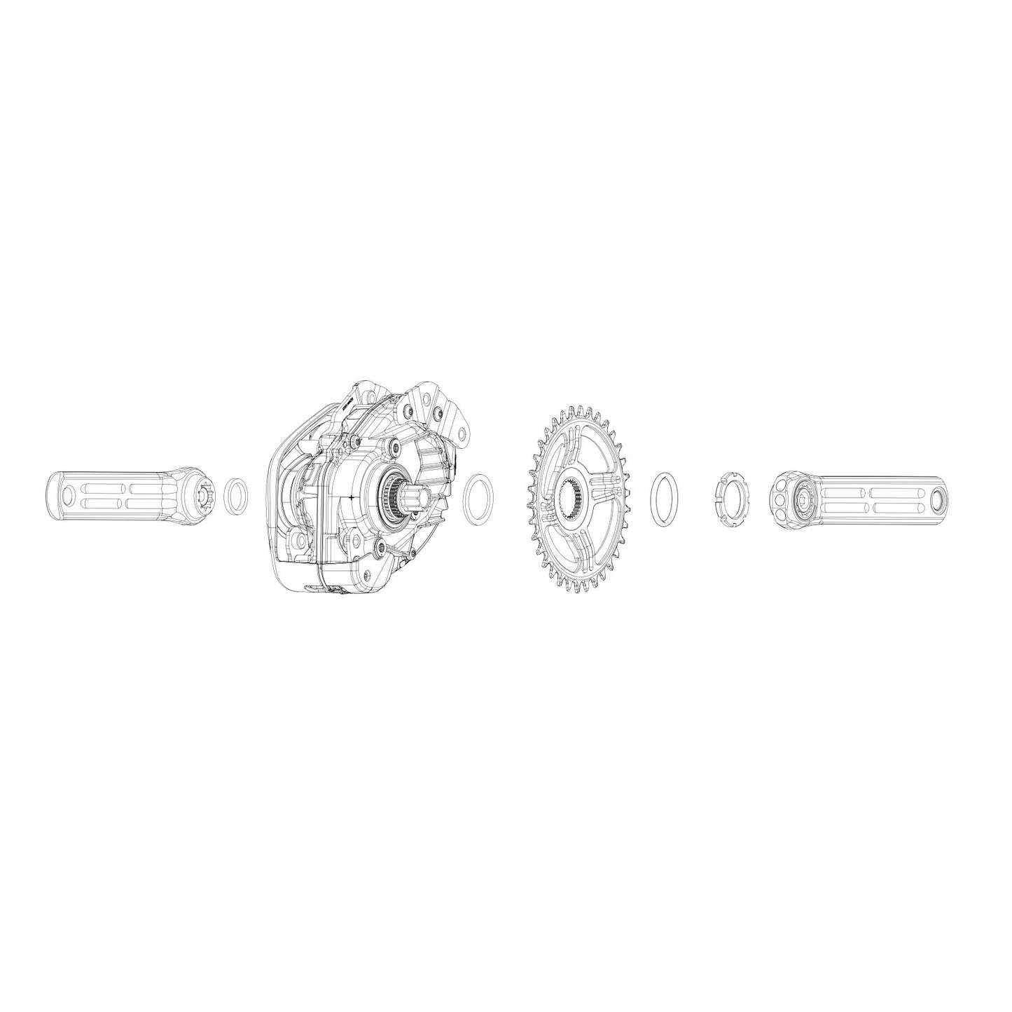 Mono ROTOR E-MTB BOSCH Direct Mount-kædehjul