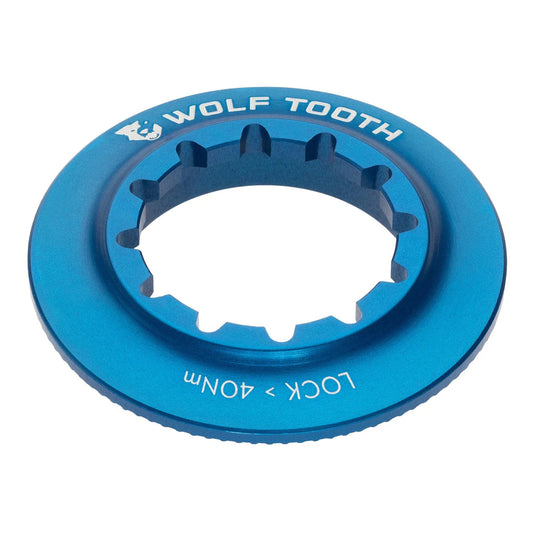WOLF TOOTH Blue Internal Centerlock Nut