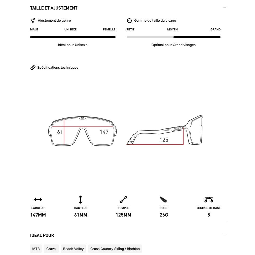RUDY PROJECT SPINSHIELD Glasses White RP Optics Multilaser Gold Lenses
