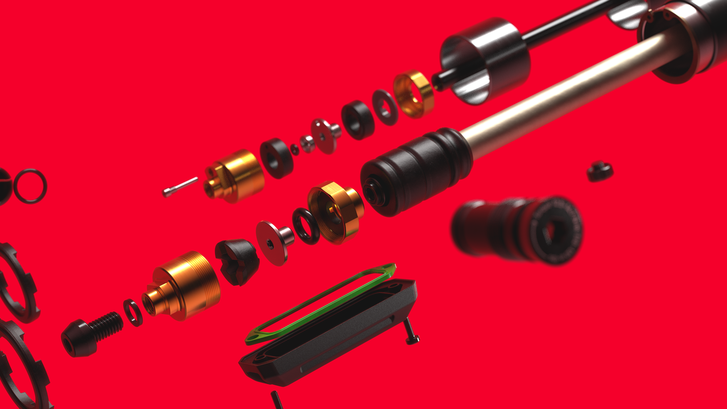 ROCKSHOX BOXXER ULTIMATE CHARGER 3.2 RC2 29" gaffelaksel 20x110mm Boost Sort