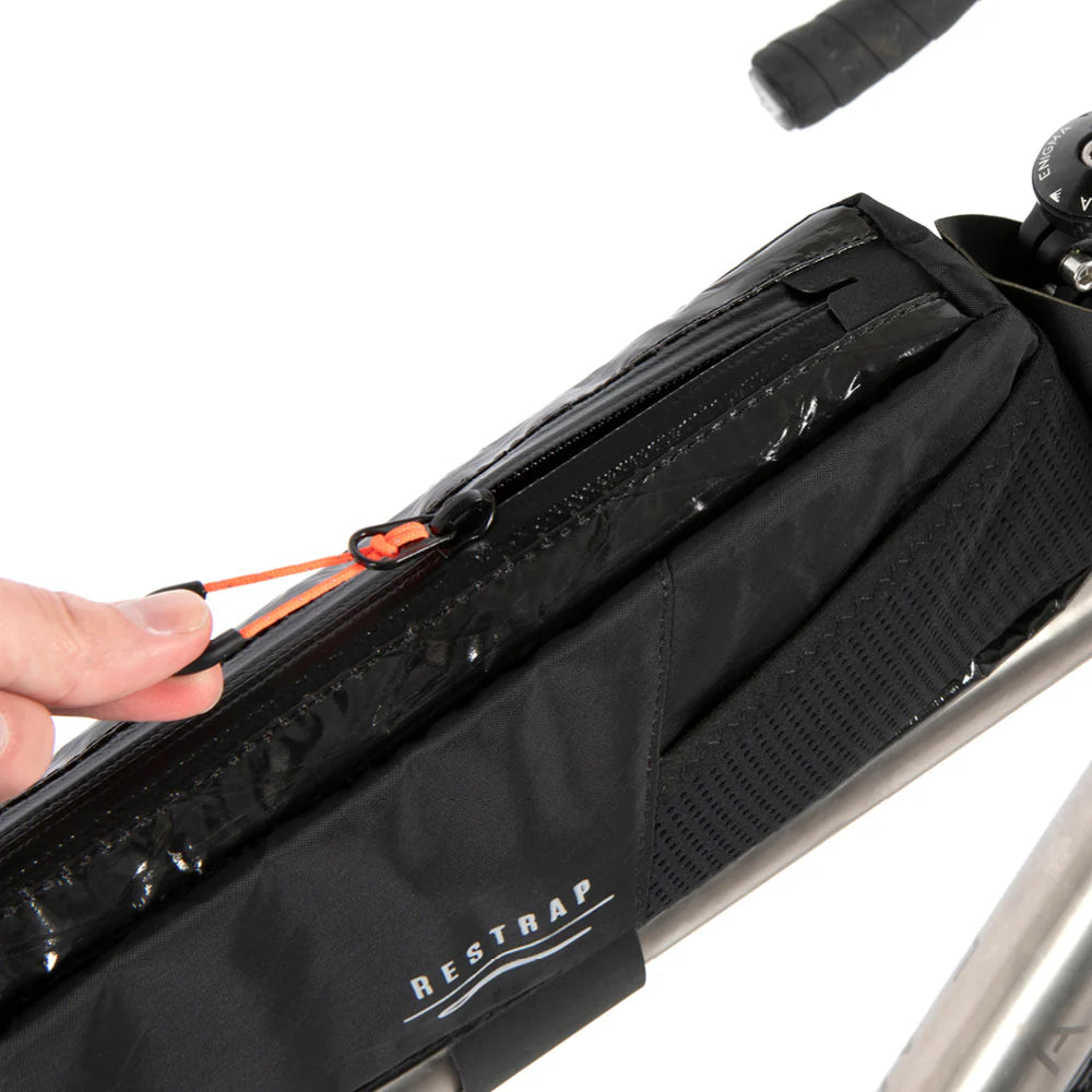 Rammetaske RESTRAP RACE TOP TUBE BAG LONG 2L Sort