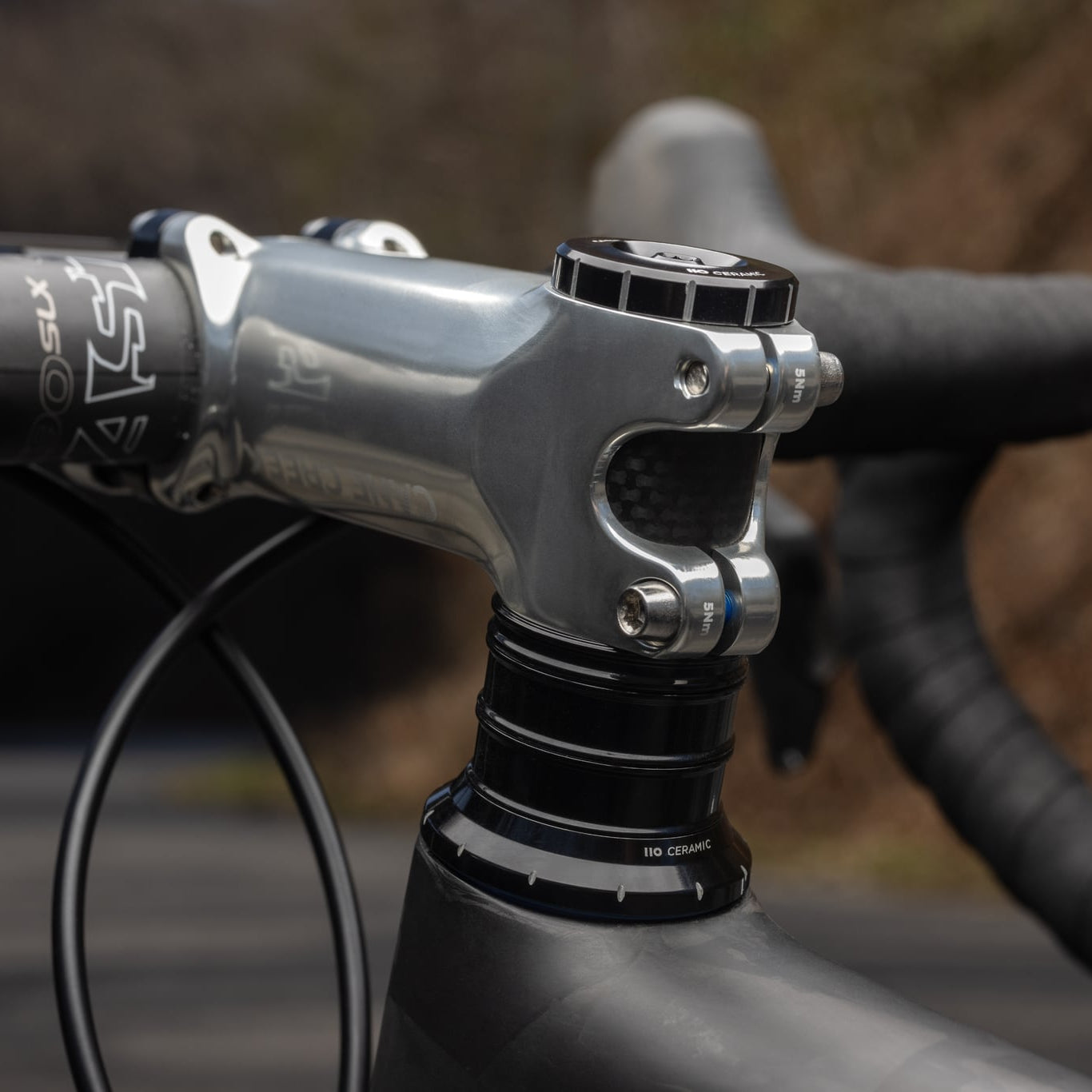 CANE CREEK 110 keramisk konisk headset, 1 1/8"-1,5", IS41/28,6/H9 | IS52/40, sort/sølv