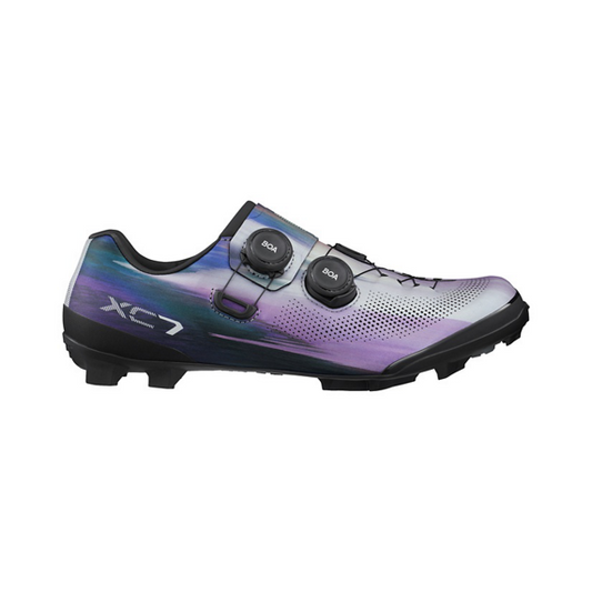 SHIMANO XC703 Butterfly Silver MTB-sko