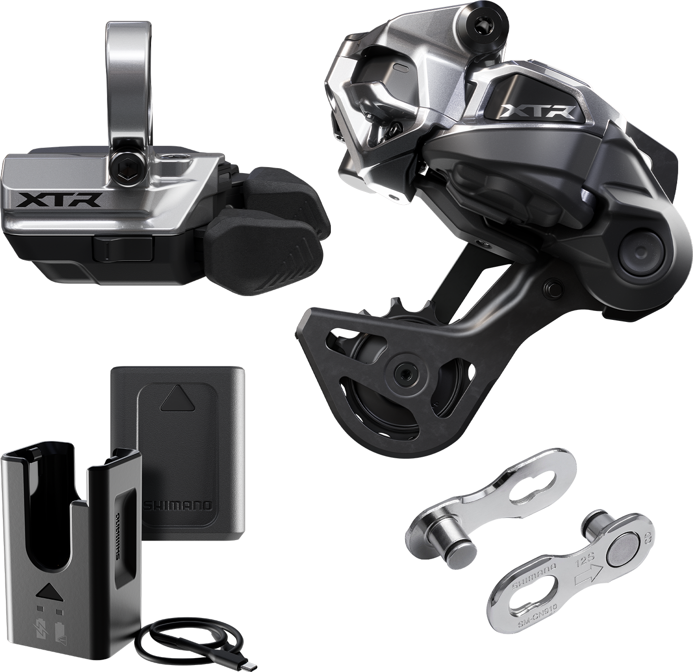 Opgraderingssæt SHIMANO XTR Di2 Wireless M9250-GS Medium Cage Collar Mount
