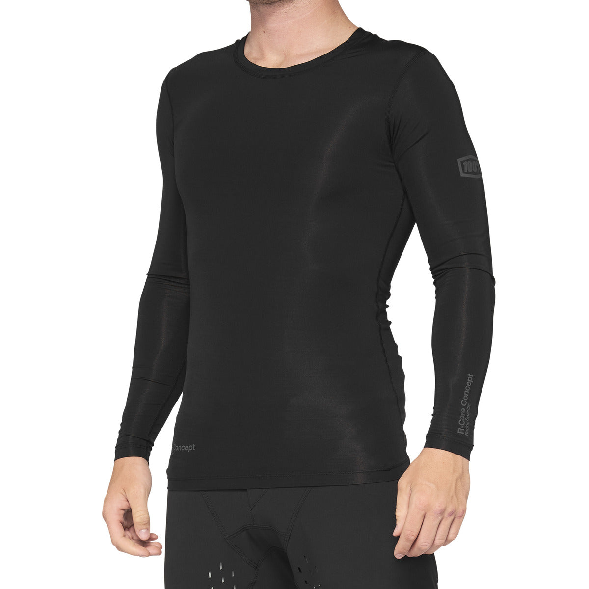 100% R-CORE CONCEPT Langærmet Jersey Sort