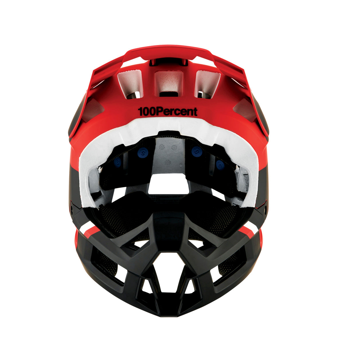 TRAJECTA FIDLOCK 100% MTB-hjelm Rød