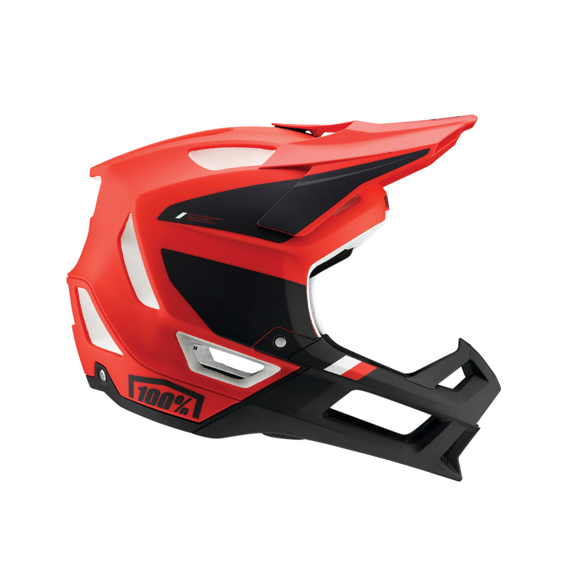 TRAJECTA FIDLOCK 100% MTB-hjelm Rød