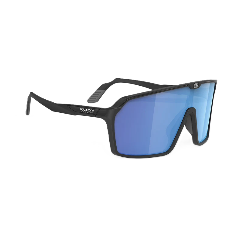 RUDY PROJECT SPINSHIELD Briller Sort RP Optics Multilaser blå glas