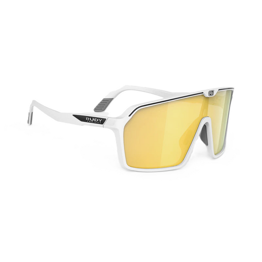 RUDY PROJECT SPINSHIELD Glasses White RP Optics Multilaser Gold Lenses