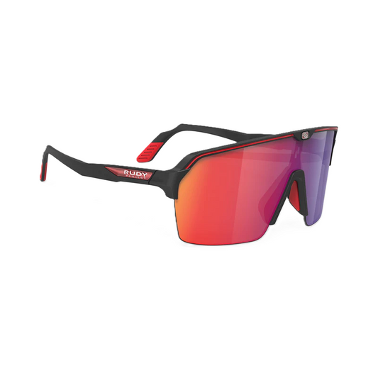 Sunglasses RUDY PROJECT SPINSHIELD AIR Black Matt Lenses RP Optics Multilaser Red
