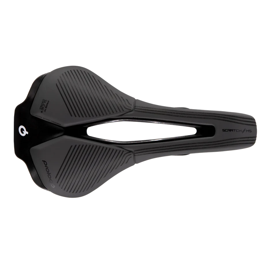 Saddle PROLOGO SCRATCH M5 PAS AGX 140mm Tirox Rails Black