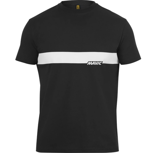 MAVIC CORPORATE STRIPE T-shirt Sort
