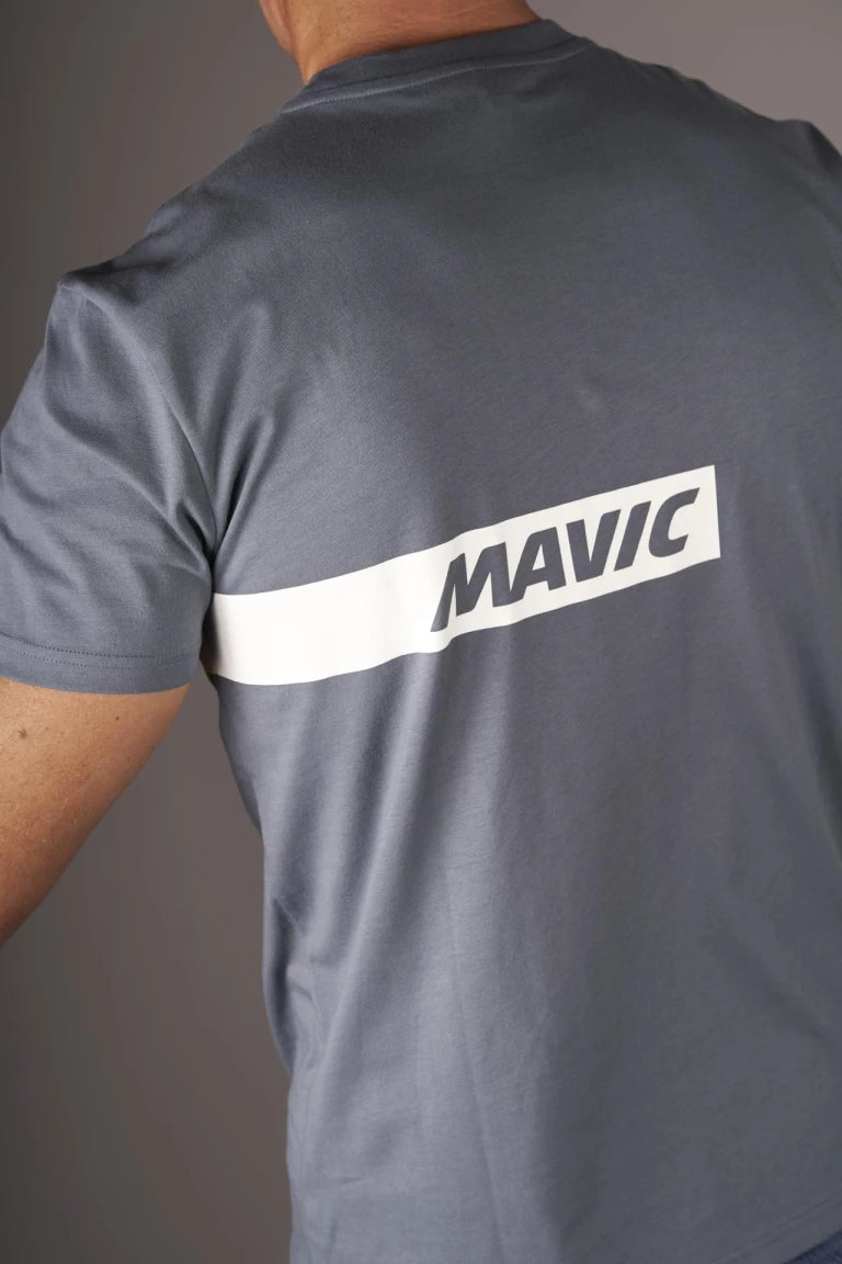 MAVIC CORPORATE STRIPE T-shirt blå