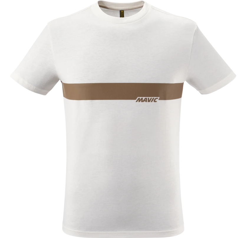 MAVIC CORPORATE STRIPE T-shirt Hvid