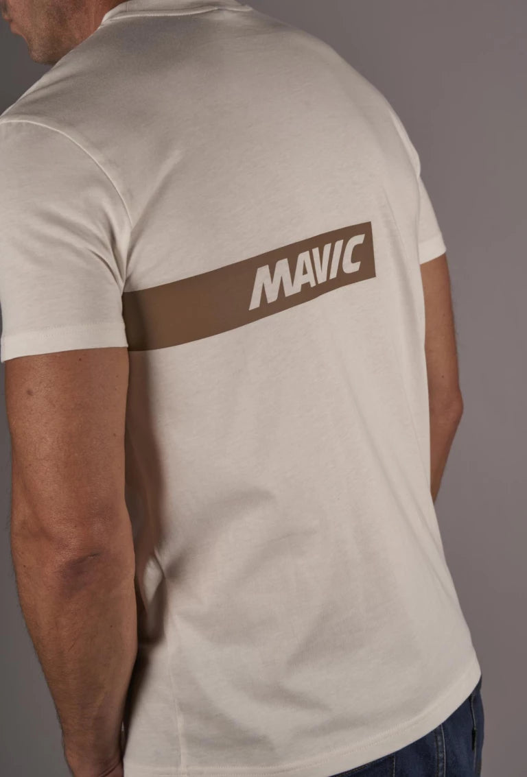 MAVIC CORPORATE STRIPE T-shirt Hvid